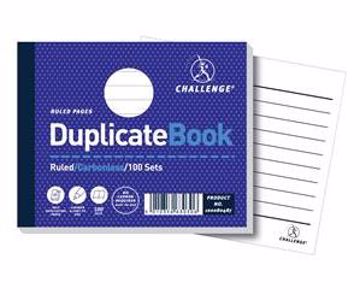 Challenge Duplicate Book Carbonless Ruled 100 Sets 105x130mm Ref 100080487 Pack 5
