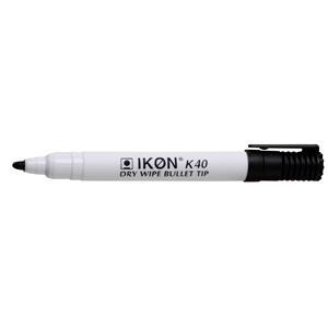 Q-Connect Drywipe Marker Pen Black (10 Pack) KF26035