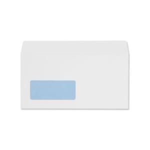 ValueX Wallet Envelope DL Self Seal Window 90gsm White (Pack 1000)